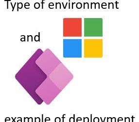 Power Platform: Type of environment and example of deployment