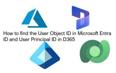 How to find the User Object ID in Microsoft Entra ID and User Principal ID in D365
