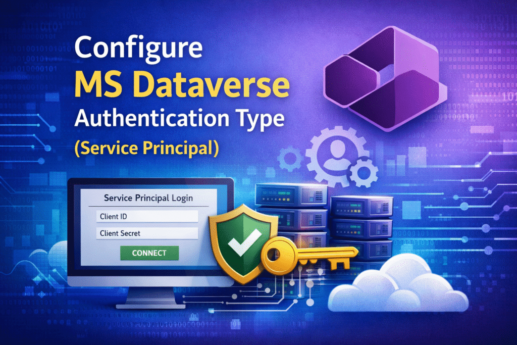 Configure MS Dataverse Authentication Type (Service Principal ...